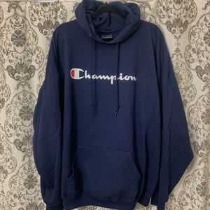 3XL champion hoodie in navy